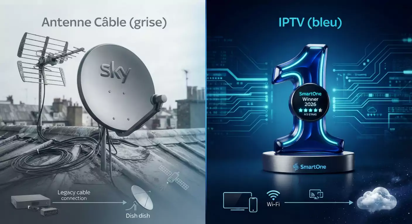 Achat IPTV vs TV C&acirc;ble France 2026 | IPTV Achat 4K France