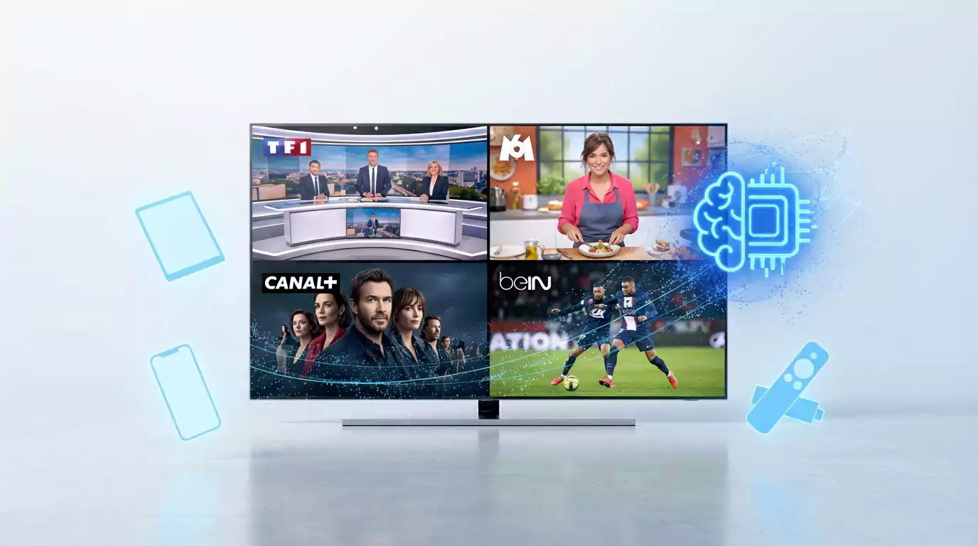 IPTV Achat 4K France 2026 &mdash; TF1 M6 Canal+ beIN Sports Ligue 1 4K Ultra HD